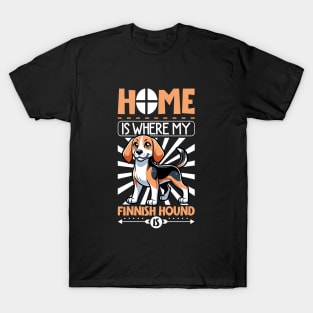 Home is with my Finnish Hound T-Shirt